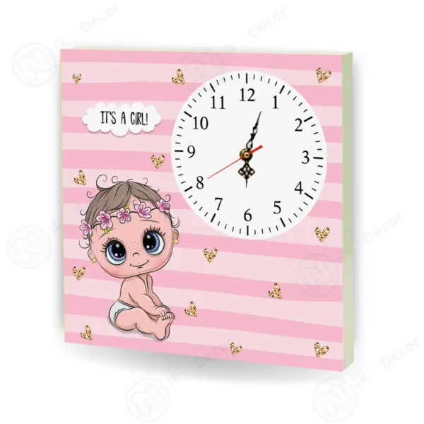 ساعت نوزاد دختر
