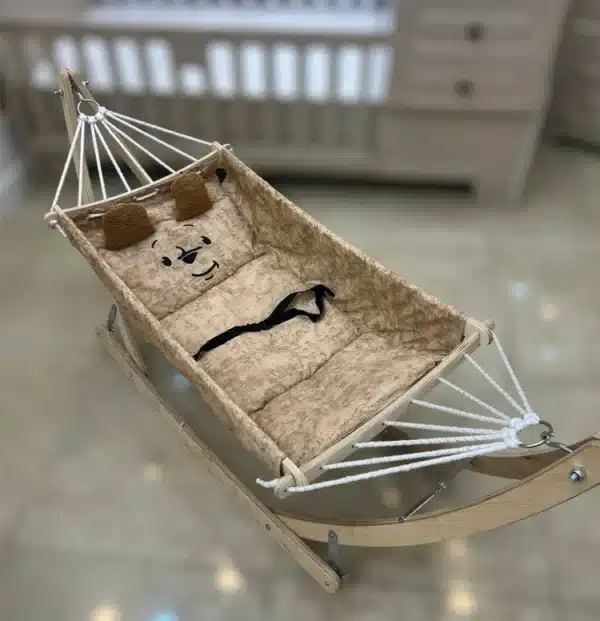گهواره ی هشت طنابه( کلاسیک) رنگ آجری