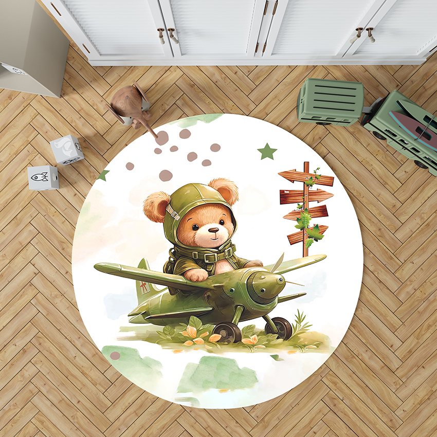 فرش گرد کودک