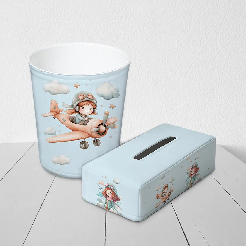 سطل زباله و جادستمال کودک