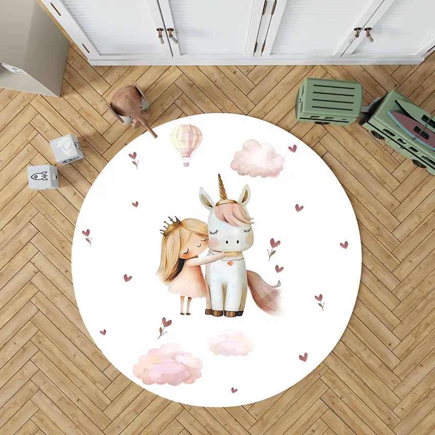 فرش گرد کودک