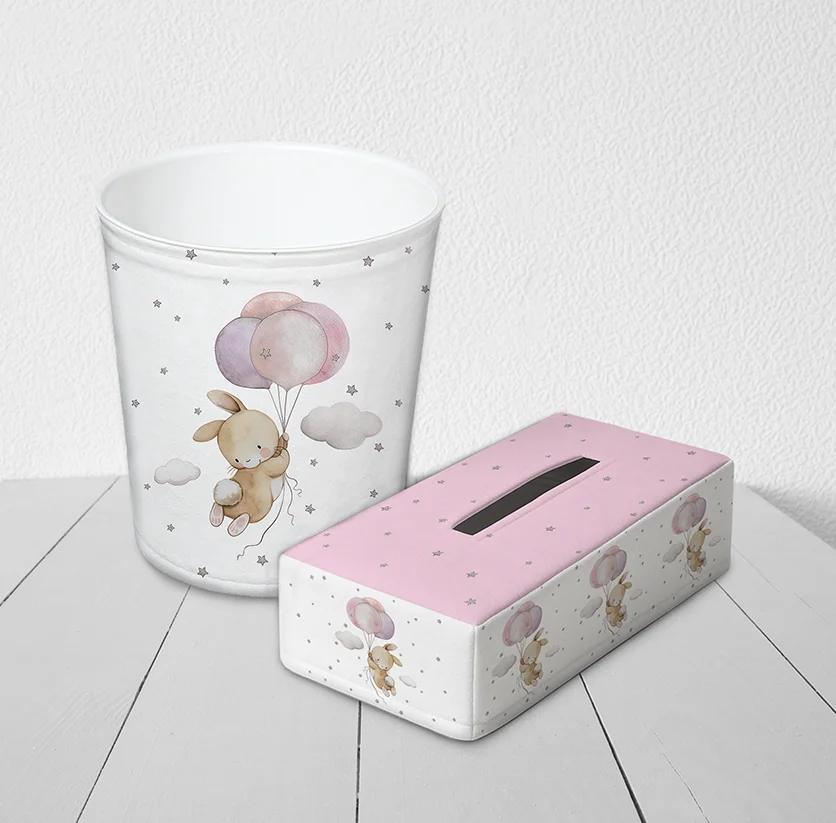 سطل زباله و جادستمال کودک