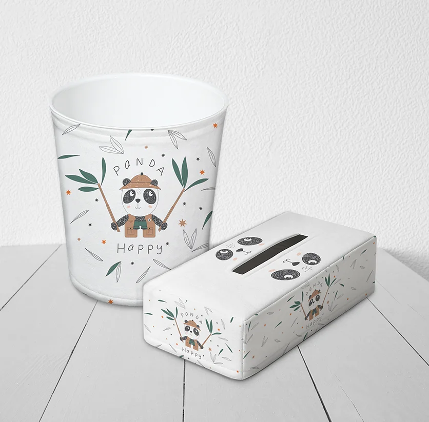 سطل زباله و جادستمال کودک