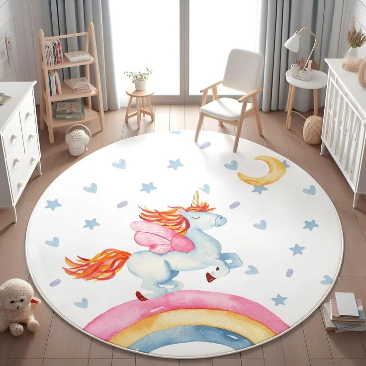 فرش گرد کودک