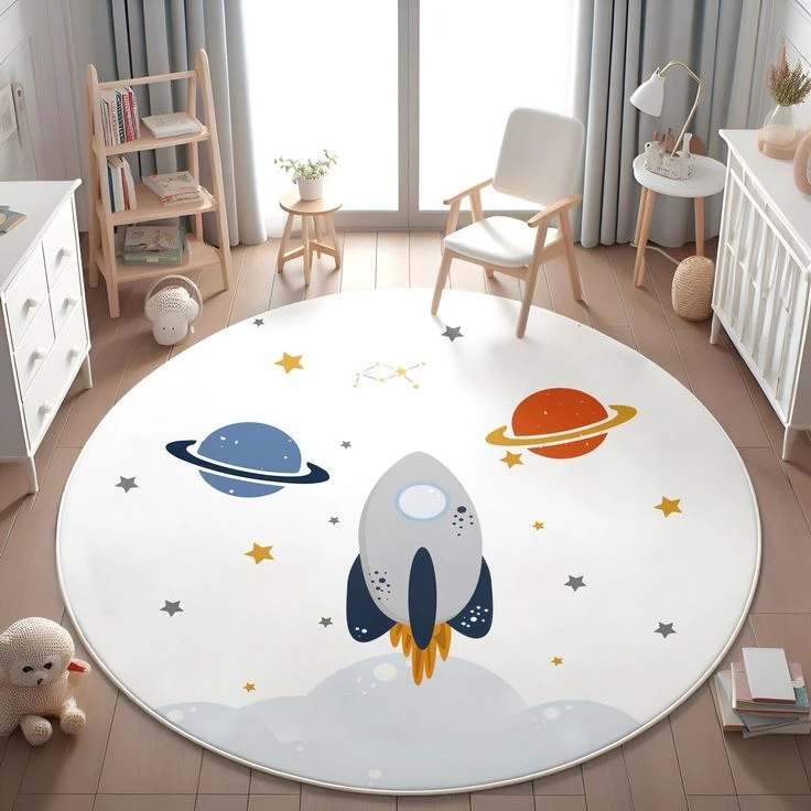 فرش گرد کودک