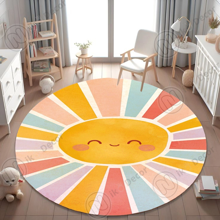 فرش گرد کودک