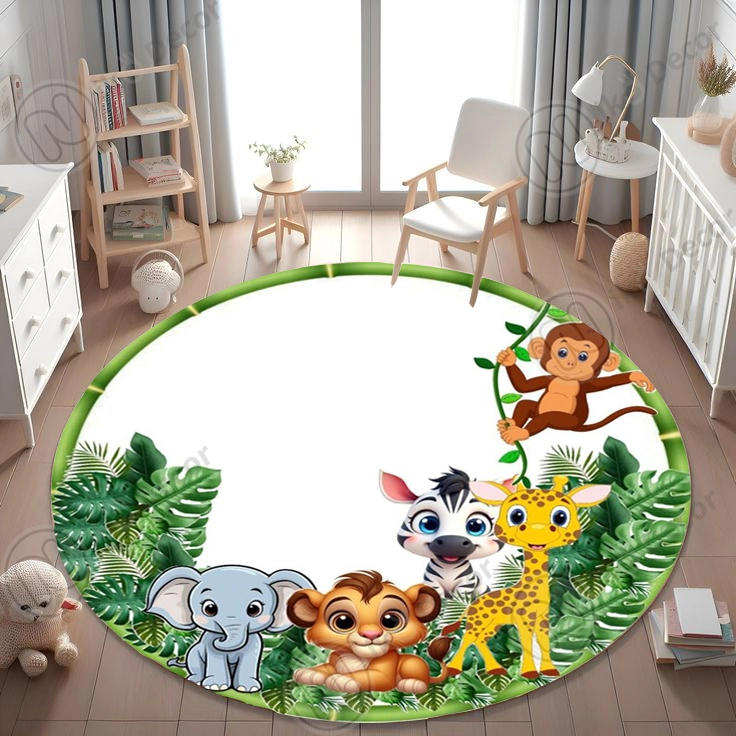 فرش گرد کودک