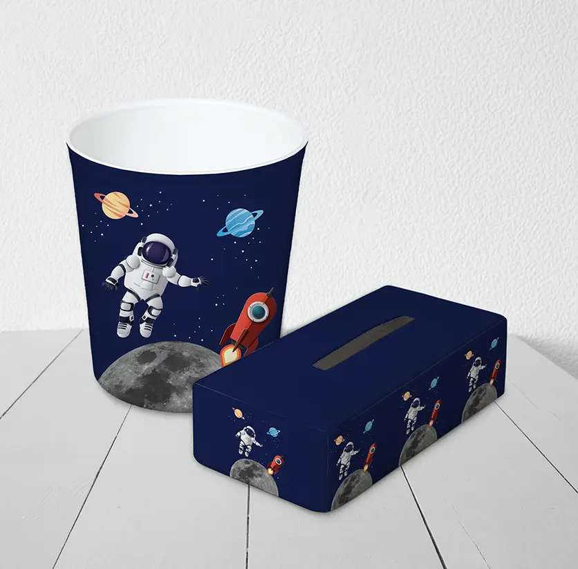 سطل زباله و جادستمال کودک