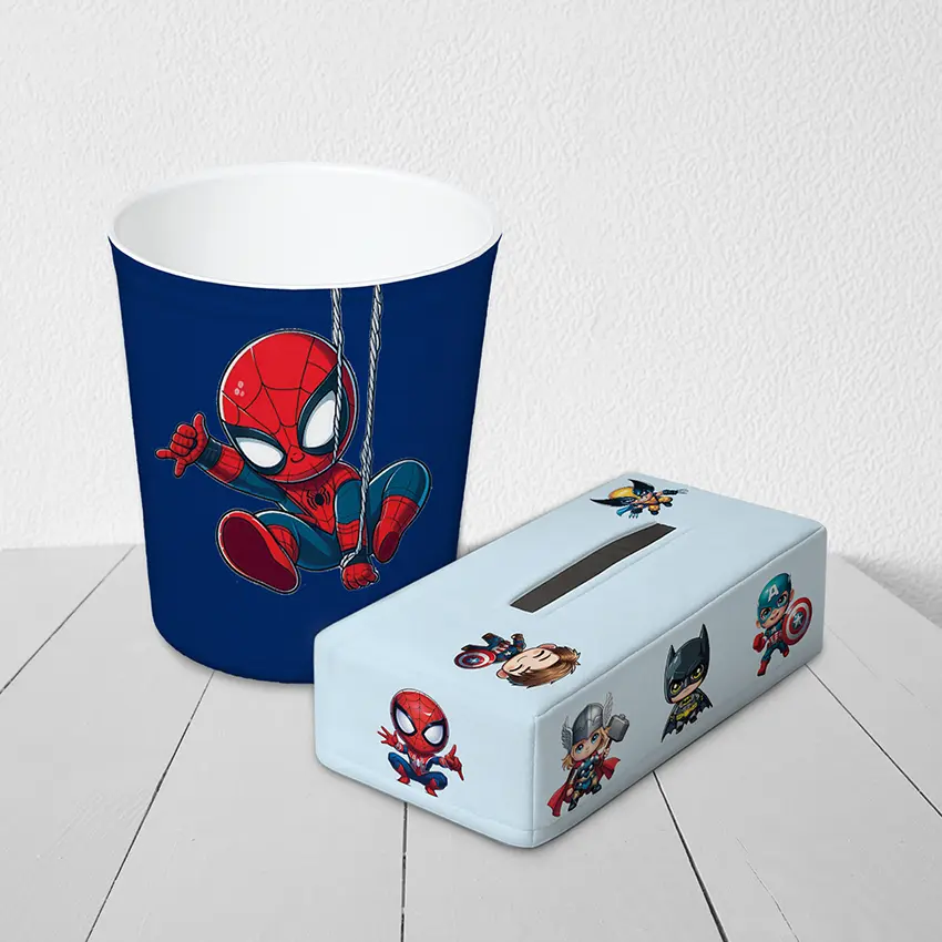 سطل زباله و جادستمال کودک